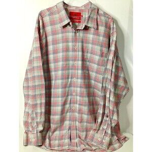 Southern Proper Men’s Traditional Fit Long sleeve Button‎ down Shirt Plaid XXL